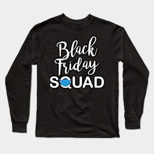 Quarantine Black Friday Shopping Squad Facemask Funny Long Sleeve T-Shirt